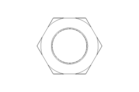 Tuerca hexagonal M20x1,5 AL DIN439