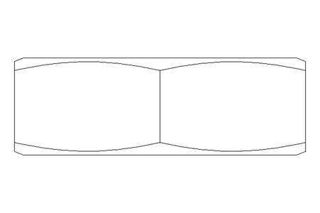 Porca sextavada M18x1,5 St-Zn DIN936