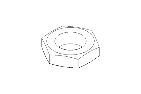 Écrou hexagonal LH M24x2 St-Zn DIN936