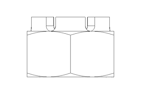 Dado a corona M36x1,5 St-Zn DIN935