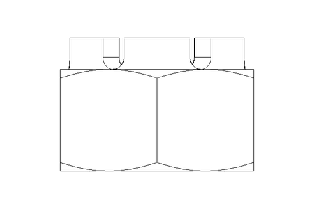 Dado a corona M36x1,5 St-Zn DIN935