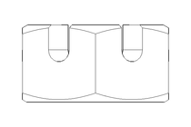 Tuerca almenada M10 A2 DIN937