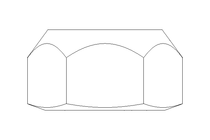 Tuerca hexagonal M6 St-Zn DIN980