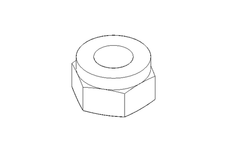 Écrou hexagonal M8x1 St-Zn DIN985