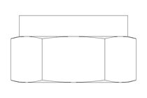 Dado esagonale M8x1 St-Zn DIN985