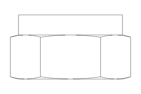 Tuerca hexagonal M8x1 St-Zn DIN985