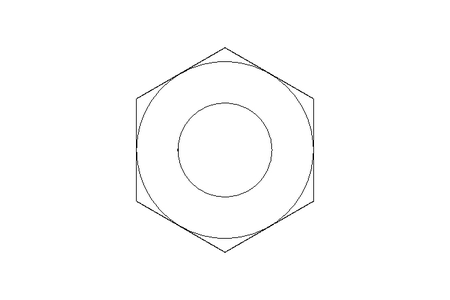 Dado esagonale M8x1 St-Zn DIN985