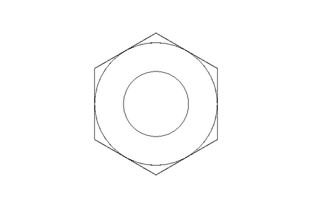 Hexagon nut M8x1 St-Zn DIN985