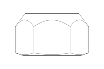 Hexagon nut M12x1,5 St-Zn DIN980