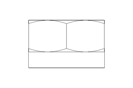 Tuerca hexagonal M12 St-Zn DIN985