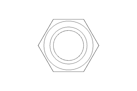 Hexagon nut M16x1.5 St-Zn DIN980