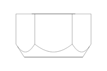 Tuerca hexagonal M20 St-Zn DIN985