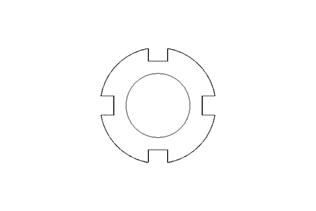 Tuerca ranurada M10x0,75 ST DIN981