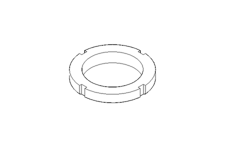 Porca ranhurada M50x1,5 ST DIN981