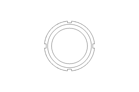 Porca ranhurada M50x1,5 ST DIN981