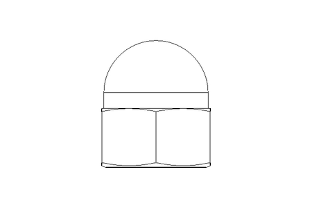 Tuerca hexagonal ciega M16 A2 DIN1587