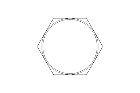 Tuerca hexagonal ciega M16 A2 DIN1587