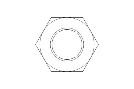 Hexagon nut M8x0.75 St-Zn ISO8675