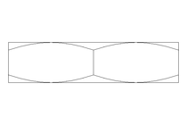 Tuerca hexagonal M12x1 A2