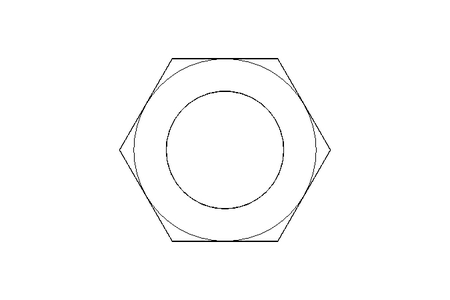 Hexagon nut M12x1 A2