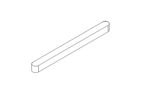 Clavette DIN6885-1 A 80x6x6 1.4571