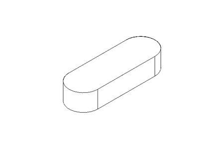 Chaveta DIN6885-1 A 60x20x12 1.4571