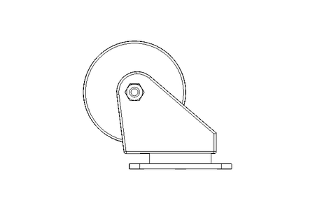 Roulette pivotante 100x30 70kg