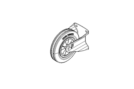 Heavy duty castor 200x50 205kg