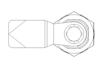 Drehriegel mit Zunge H20