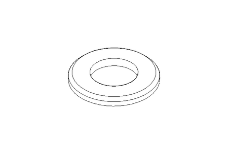 Unterlegscheibe 5,3x10x1 St-Zn DIN125