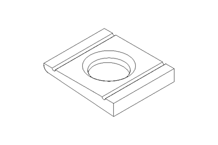 Washer f. U-channel sect. 13 St-Zn