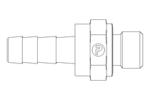 Gewindetülle G 1/8" DN 6 1.4401