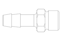 Einschraubtülle G3/8" LW 9 Ms