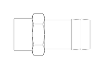 EMBOUT DE TUYAU   R1/2 160/ 3A