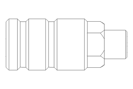 Schlauchkupplung DN4 Ms