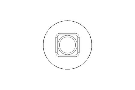 Round head screw M12x30 DIN603