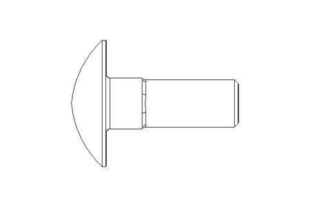 Round head screw M6x16 A2 DIN603