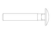 Flachrundschraube M8x50 DIN603