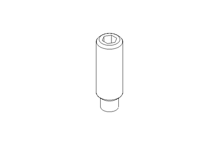 Gewindestift M8x25 DIN915-ZnNi/T2/720h