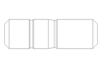 Goujon fileté M16x35 DIN938-ZnNi/T2/720h