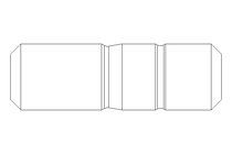 Goujon fileté M16x35 DIN938-ZnNi/T2/720h