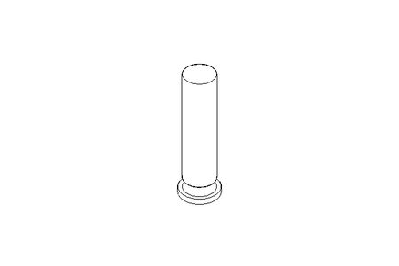 Threaded bolt M6x25 A2 DIN 32501