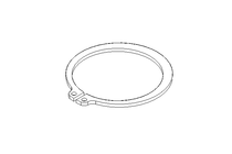 Tear-off ring 45x1.75 1.4122 DIN471