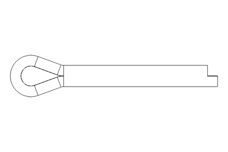 Cotter pin ISO1234 5x32 St