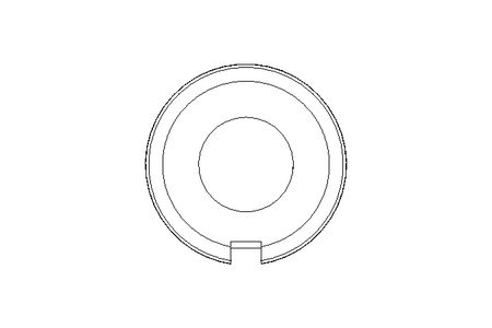 Locking bracket 17 St-Zn DIN432