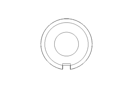 Locking bracket 17 St DIN432