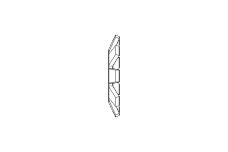 Locking bracket MB0 10x21 St DIN5406