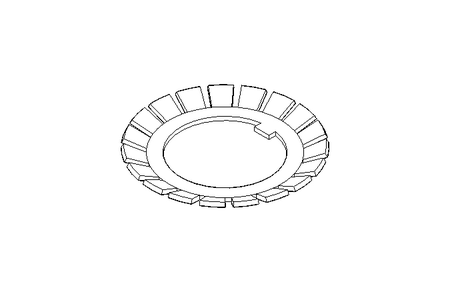 Locking bracket MB6 30x49 St DIN5406