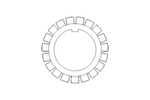 Arruela de travamento MB8 40x62 AC