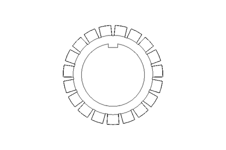 Frein d'écrou MB8 40x62 St DIN5406